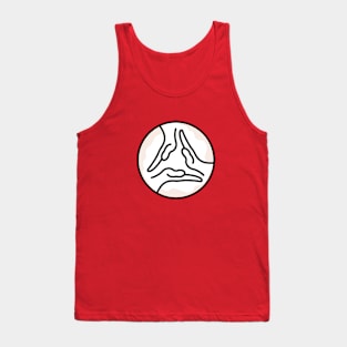 triangle hand Tank Top